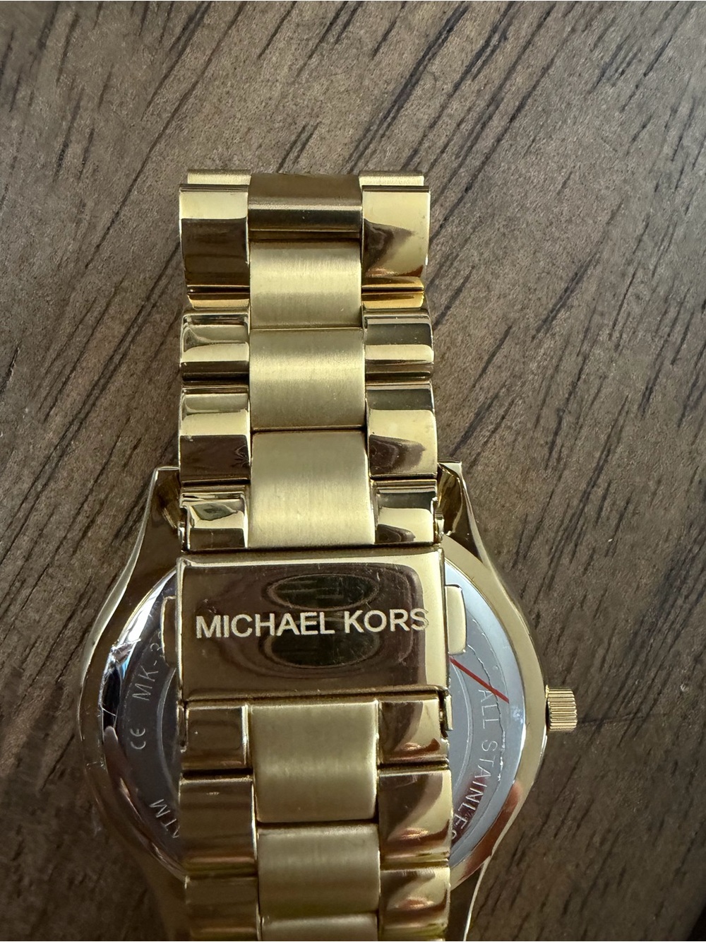 Michael Kors MK3264 Gold Watch with Pink Dial - Picture 6 of 12